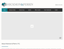 Tablet Screenshot of hickmonperrin.com